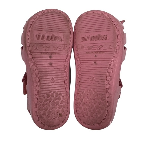Mini Melissa Pink Unicorn Jelly Shoes Size 9 Toddler Girl's - Picture 8 of 8